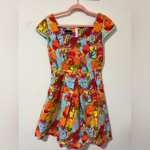 RARE! Nooworks - Structured fit and flare dress.